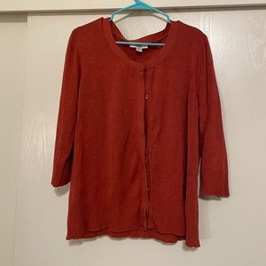 Burnt Orange Cardigan